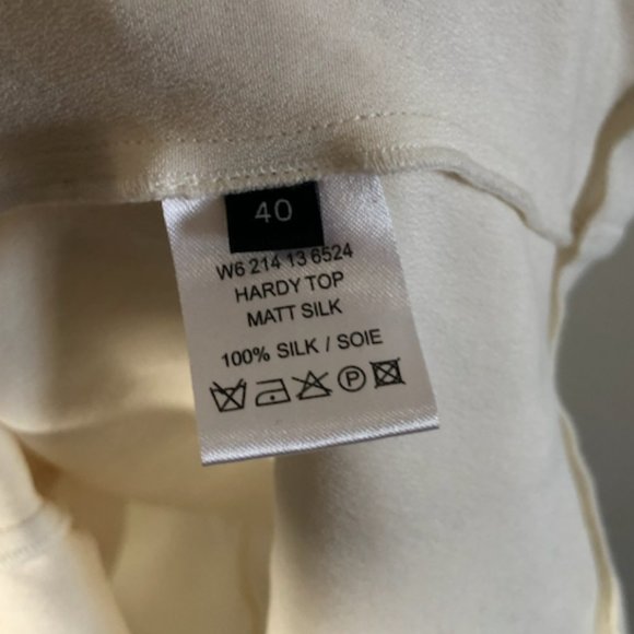 JosephHardy Sleeveless Silk Ruffle Blouse - Picture 4 of 6